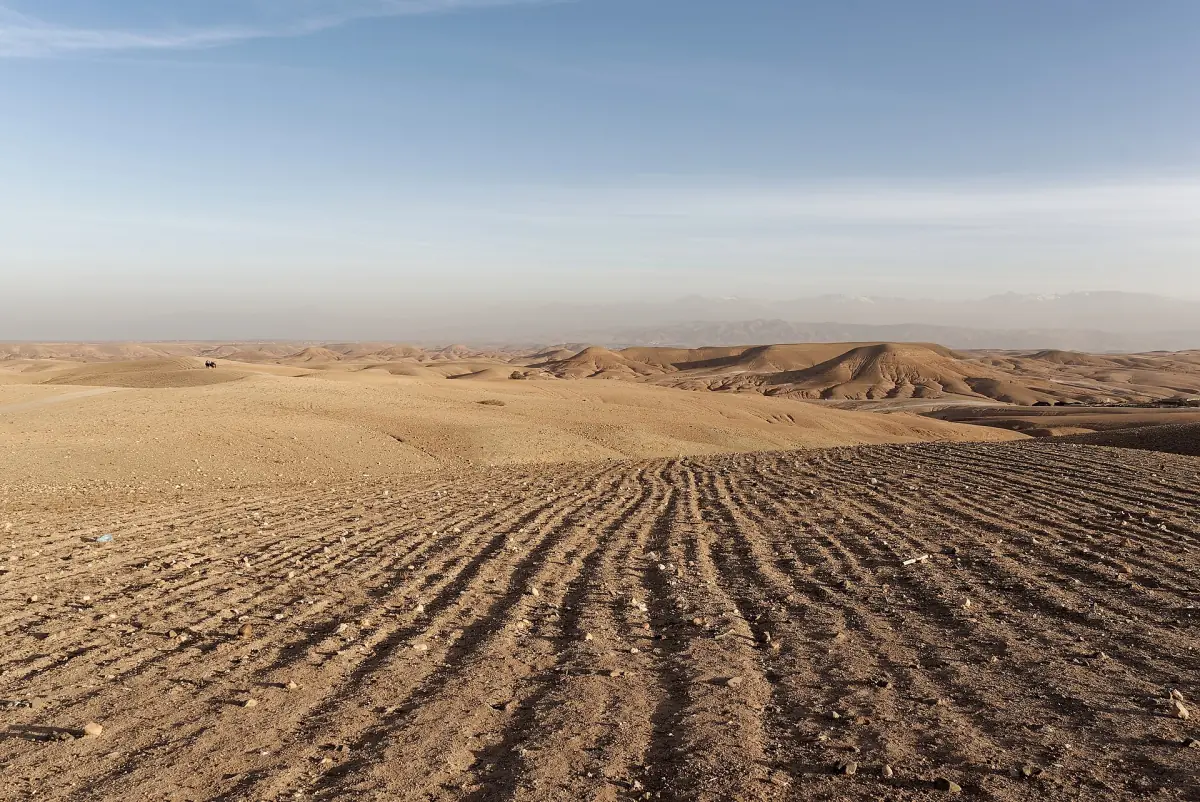 Stony hills of the Agafay Desert