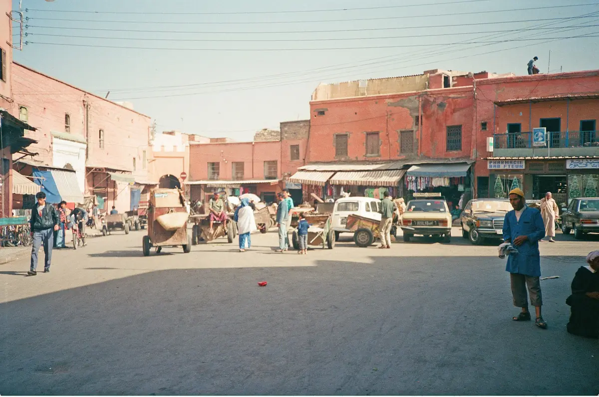 Buildings on the edge of the square