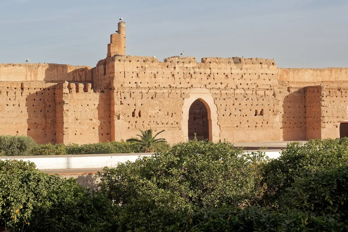 Ruined walls of the El Badi Palace
