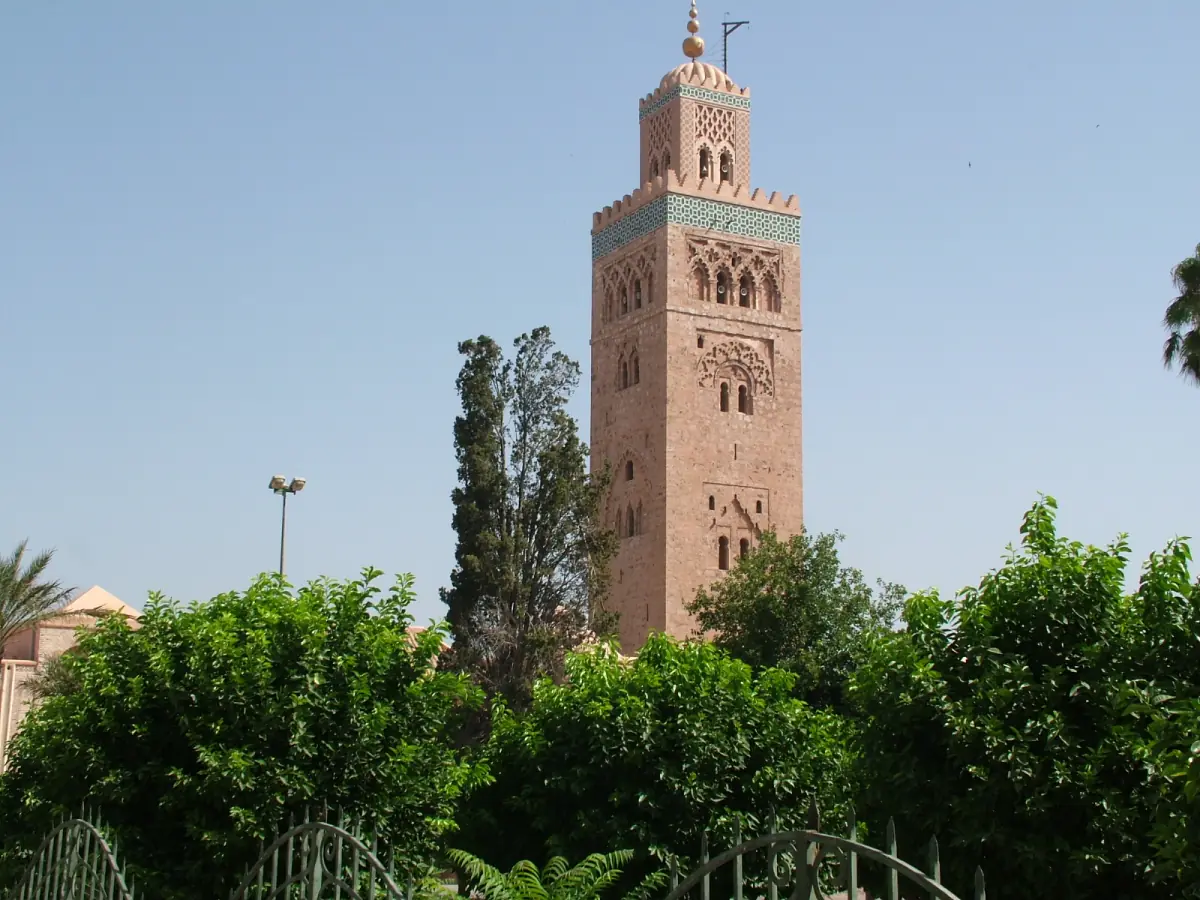 The Koutoubia minaret and mosque