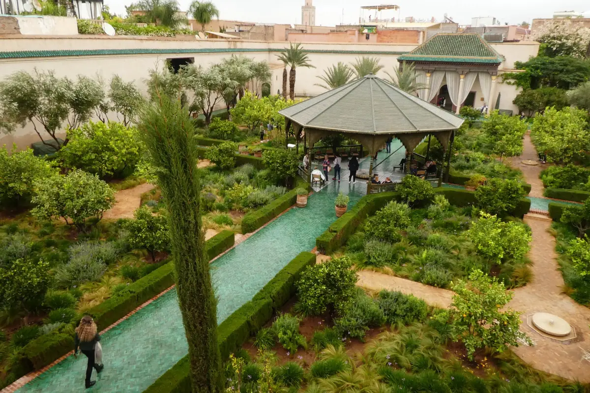 The gardens of Le Jardin Secret